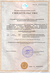 ИП Хорьков М.С 27 июля 2009
